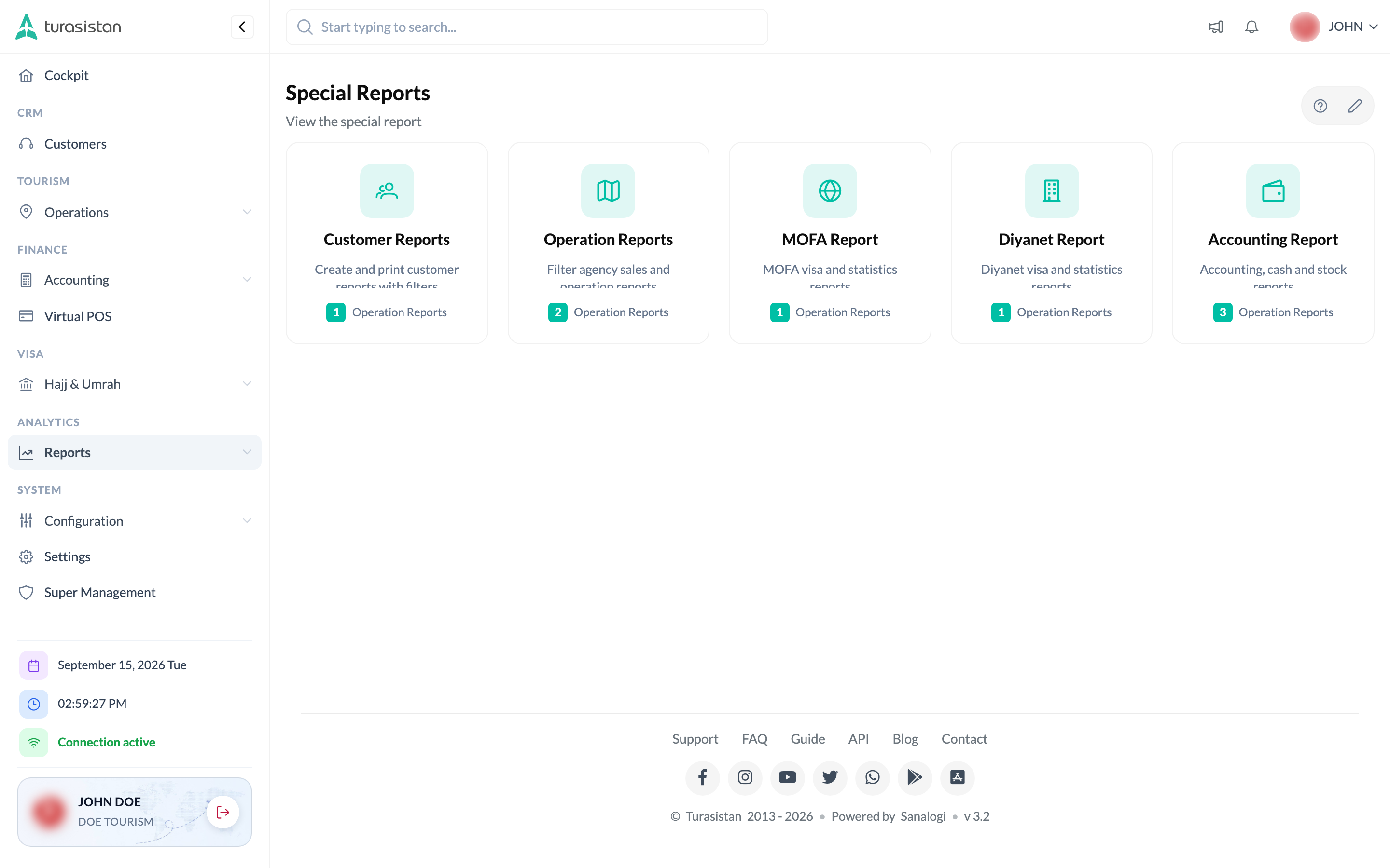 Don't just view the data — design your own report.